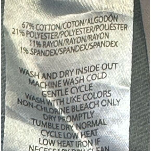 Calvin Klein Jeans Denim High Waist Cut Off Shorts Light Was Sz 25 NWT - Picture 5 of 6